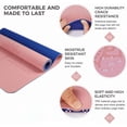 thumbnail image 5 of Non Slip TPE Yoga Mat with Alignment Marks 72 L x 32 W x 0.32 Th Inches Extra Wide Anti Tear Exercise Mat with Carrying Strap and Bag, 5 of 6