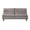 Brown, variant on Pemberly Row Click Clack Convertible Sleeper Sofa with Wood Feet in Brown