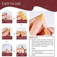 thumbnail image 6 of 1 Sheet 24pcs Christmas Semi Cured Gel Nail Strips, Gel Nail Wraps, Ease to Use, Hassle-Free Removal, Requires Lamps for Curing, Waterproof and Long Lasting, 6 of 11