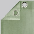 thumbnail image 4 of Exclusive Home Chatra Faux Silk Grommet Top Curtain Panel Pair, 54"x96", Sage, 4 of 7