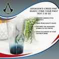 thumbnail image 7 of Assassin's Creed Pint Glass| Find Your Past Text| 16 oz, 7 of 7