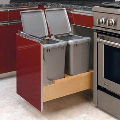 Rev A Shelf Double Motion Pull Out 35 Qt Trash Can Rev A Shelf Double Motion Pull Out 35 Qt
