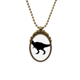 thumbnail image 1 of Collar colgante Fósiles de dinosaurio Unbranded bronce antiguo joyería de lujo, 1 of 3