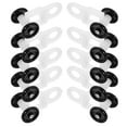 thumbnail image 2 of Shisuyan Curtain Rails Gliders Black 20Set 1.4X0.8X0.6In, 2 of 9