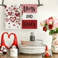 thumbnail image 6 of Sm:)e Valentine's Day Kitchen Dish Towels, 18x26 Inch, Set of 4, XOXO Hugs and Kisses Love Heart Tree, 6 of 6