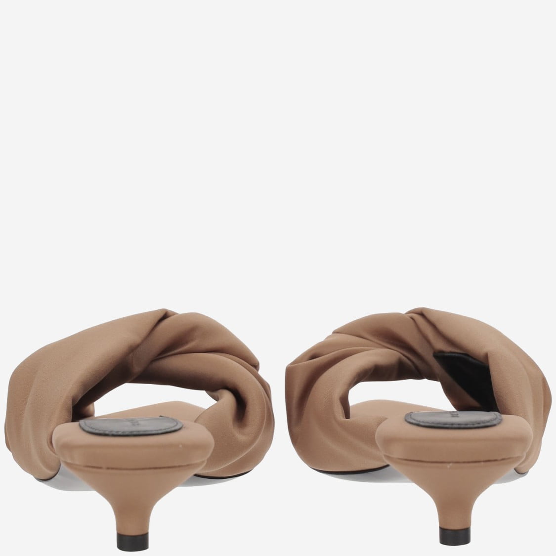 サンダル・ミュール Carven Satin Heeled Sandals Carven Satin Heeled Sandals Brown (Women's) - Walmart.com
