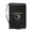 Black, variant on Green RFID Anti Magnetic Passport Wallet – Slim Leather Travel Wallet with Zipper & Wristlet Strap, Holds Credit Cards Tickets Boarding, Great for Summer Adventure