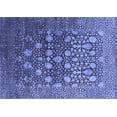 thumbnail image 1 of Ahgly Company Indoor Rectangle Oriental Blue Industrial Area Rugs, 2' x 3', 1 of 4