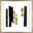 thumbnail image 2 of Lorell, LLR04477, Blocks Design Framed Abstract Artwork, 1 Each, Black,Gold, 2 of 2