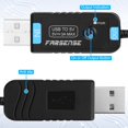 thumbnail image 4 of xianyou-USB vers DC 5V Cordon d'Alimentation, Prise Baril Universelle DC 5.5x2.1mm Câble de Charge (3 Pieds) avec 10 Embouts de Connecteur, Prise USB vers Baril Câble d'Alimentation 5V avec Interrupteur Marche/arrêt et Indicateur Led, 4 of 4