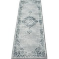 thumbnail image 6 of HR Black Ivory Gray Multi Traditional Rug with Simple Faded Design Polyester - Enhance Your Space with Classic Charm, 6 of 7