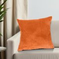 thumbnail image 7 of Solid Color Corn Strip Corduroy Throw Pillow Cover Soft Textured Decorative Sofa Cushion Cover Plain Home Decor Pillow Slipcover for Couch Living Room Bedroom Indoor Use, 7 of 7