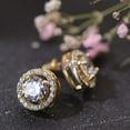 thumbnail image 2 of Jewelry VerPetridure Women Zircon Ear Studs Temperament Earrings Ear Clips Ladies Jewelry, 2 of 2