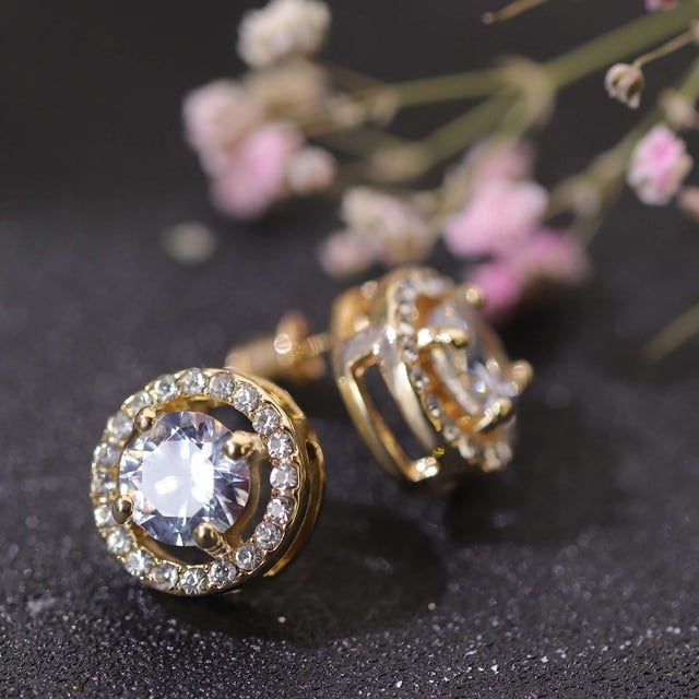 Fiudx Pendientes de Circonita con Forma de Gota para Mujer, Joyería para Mujer