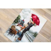 Luca-S Welcome Home Kit & Frame Counted Cross-Stitch