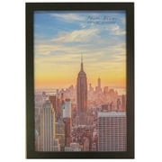 Frame Amo 12x18 Black Wood Picture or Poster Frame, 1 inch Wide Border