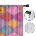 thumbnail image 4 of Blackout Kids Curtains,Boho Bohemia Flower Childrens Insulated Curtains Set Of 2,Bedroom Essentials,Toddler Room Decor 42"x63"(106x160cm), 4 of 4