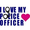 thumbnail image 3 of CafePress - I Love My Police Officer Pajamas - Women's Short Sleeve Print T-Shirt and Pants Light Cotton Pajama Set, 3 of 7