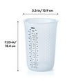 thumbnail image 2 of OXO Good Grips 4-Cup Squeeze & Pour Silicone Measuring Cup with Stay-Cool Pattern, 2 of 6