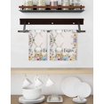 thumbnail image 3 of Easter Kitchen Dish Towels for Drying Dishes Set of 4, Spring Watercolor Bunny Carrots Eggs Flowers Beige Waffle Weave Microfiber Hand Tea Bathroom Towels Quick Dry & Absorbent Towel 15.7x23.6, 3 of 7