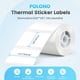 thumbnail image 2 of Rollo de 230 etiquetas térmicas Label POLONO PM220S, 50 x 30 mm, color blanco, 2 of 8