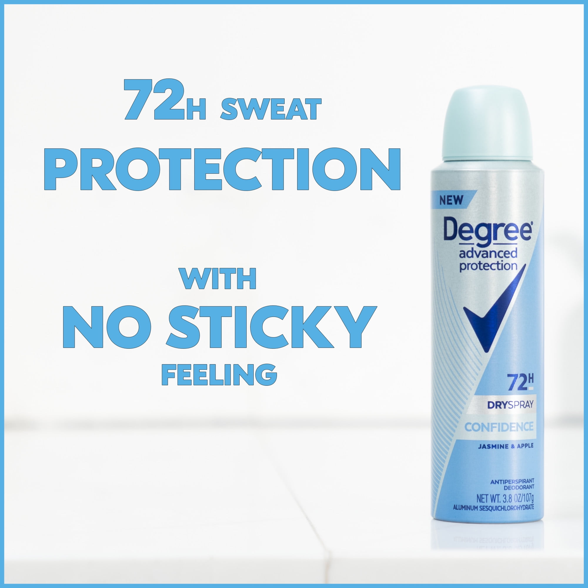 Degree Advanced Protection Antiperspirant Deodorant Spray Confidence, 3.8 oz