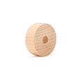 thumbnail image 3 of 1-1/4-inch Diameter Slab Wooden Wheels for Crafts, 1/4-inch Hole, 5/8-inch Thick, Pack of 50, Wooden Car Wheels, by Woodpeckers, 3 of 8