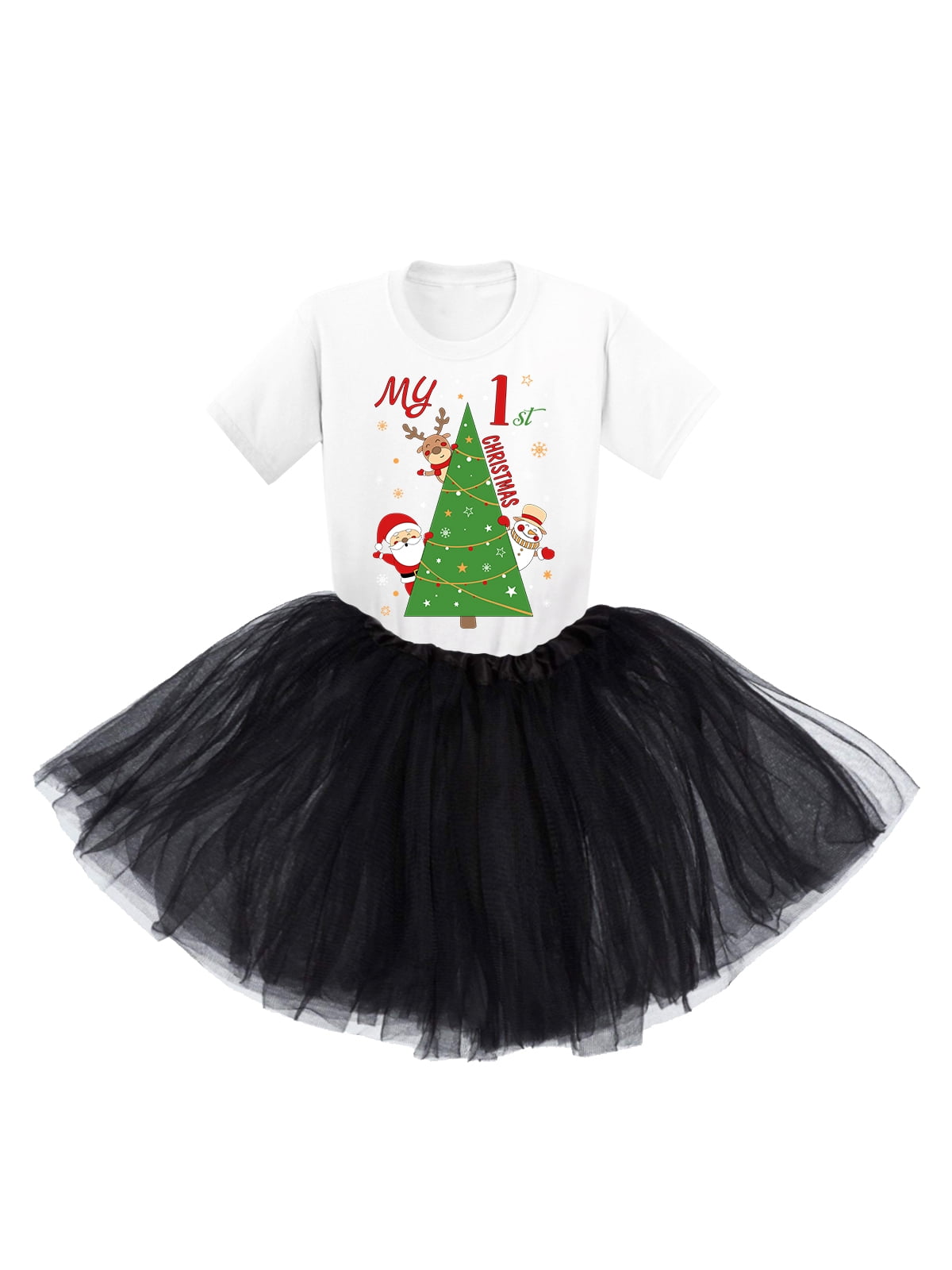 my first christmas tutu outfit