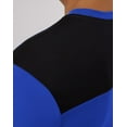 thumbnail image 4 of Hanes Moves Men's Air Mesh T-Shirt Deep Royal/Black 4XL, 4 of 5