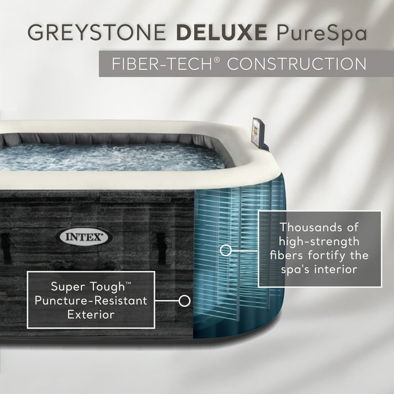 Intex, PureSpa Greystone Deluxe Spa Set, 77