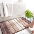 thumbnail image 2 of Alfombrilla De Baño Con Degradado Supersuave, Alfombrilla De Baño Absorbente Supersuave Antideslizante, Lavable A Máquina, De Secado Rápido, Alfombrilla Para Puerta De Dormitorio Y Sala De Estar Moyic HA027592-02, 2 of 7