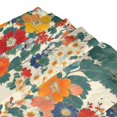 thumbnail image 3 of Yayeee Shower Curtain with Hooks 72"x72" Waterproof Fabric Bathroom Hanging Decor, Orange Japanese Flowers Pattern, 3 of 5