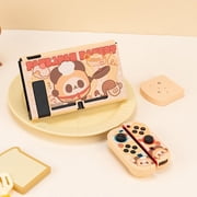 GeekShare Protective Case Slim Cover Case Compatible with Switch 2017 Panda Toast
