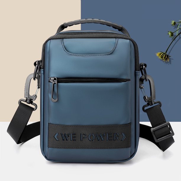 Bolsa de mensajero de nailon bolsa de almacenamiento para correr transpirable con cremallera para deportes al aire libre JShteea El nuevo