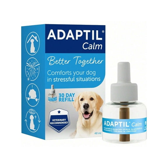Dog Calming Diffuser 48ml (1 Refills) - Pheromone Anxiety Relief for Dogs, Reduces Barking & Stress
