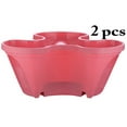 thumbnail image 1 of 2PCS Flower Pot Creative Petal Shape Planter Pot Gardening Pot for Plant, 1 of 2