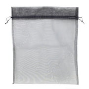 Brybelly Holdings MORG-301 Extra Large - 20in x 21in - Black Organza Bag with Drawstrings