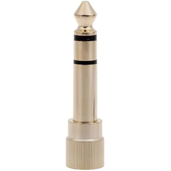 wonima11 6.35mm to 3.5mm Adapter Gold Plated 6.35 Male to 3.5 Female Plug Converter for Headphones Digital Piano Keyboard