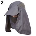 thumbnail image 6 of SPRING PARK Fashion Summer Outdoor Sun Camping Hiking Fishing Cap Neck Face Flap Hat Big Wide Brim, 6 of 7