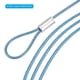 thumbnail image 5 of Candado de Cable de Seguridad Uxcell de Acero Inoxidable con Doble Bucle para Candado de Equipaje Azul, 5 of 6