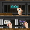 thumbnail image 3 of POAO 27"Dog Crate Furniture with Name Tag,Heavy Duty Dog Kennel Indoor for Small Dogs,Double-Door Sturdy Furniture Style End Table for Anxiety Dog, 3 of 10