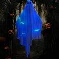 thumbnail image 4 of Halloween Decorations Outdoor Hanging Light up Ghost with Spooky LED Light,47” White Ghosts Halloween Hanging Decoration for Front Yard Patio Lawn Garden Party Decor, 4 of 9