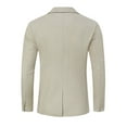 thumbnail image 3 of Men Blazers, Sport Coats for Men Suit Jackets and Blazers Casual Classic Fit Two Button Comfy Lightweight Blazer Work Office Linen Casual Sport Coat Blazer Jacket, 3 of 7