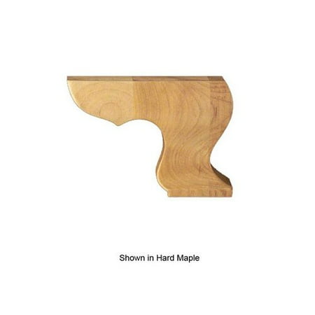 Cherry Bun Foot - Brown Wood Hampton Right Bun Foot Unfinished Cherry 01703210CH1