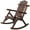 Style02- Brown, variant on Ergonomic Wooden Porch Rocker Chair, Fir Log Design, Heavy-Duty Build, Comfortable Patio Rocking Chair For Outdoor Relaxation and Leisure Time in Garden, Yard, or Balcony Spaces