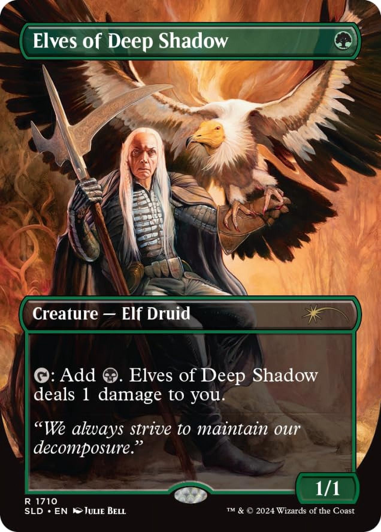 Magic the Gathering Secret Lair Featuring: Julie Bell (Rainbow Foil)