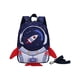 thumbnail image 2 of Sonducket Mochila impermeable antipérdida para niños, pertenencias para niños, bolsa segura y seca para niños con cohete 3D de dibujos Mochilas Azul, 2 of 6