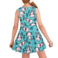 thumbnail image 2 of Suhoaziia Princess Dresses for Toddlers Hippie Personalized Swing Twirl Clothes,Cartoon Axolotl Casual Lightweight Girls Dresses Size 7-8 Years Party Dress, 2 of 6