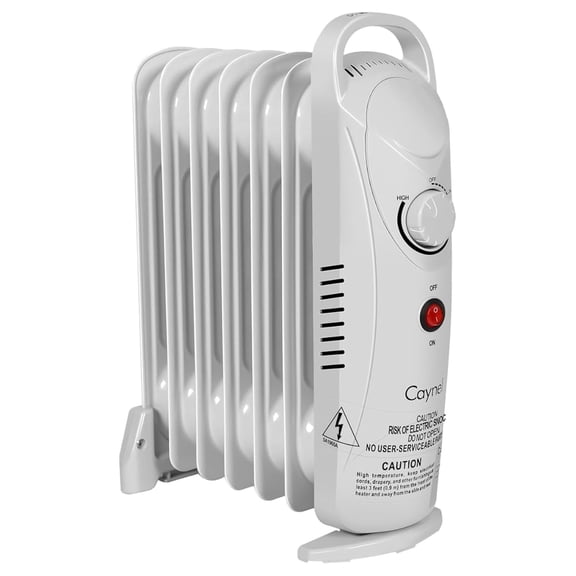 LXKJ Oil-Filled Radiator Space Heater, White
