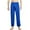 Blue, variant on Men's Drawstring Sweatpants Pajama Pants Knit Cotton Lounge Bottoms Button Fly Gray